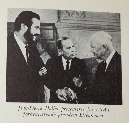 Jean-Pierre Hallet with Eisenhower